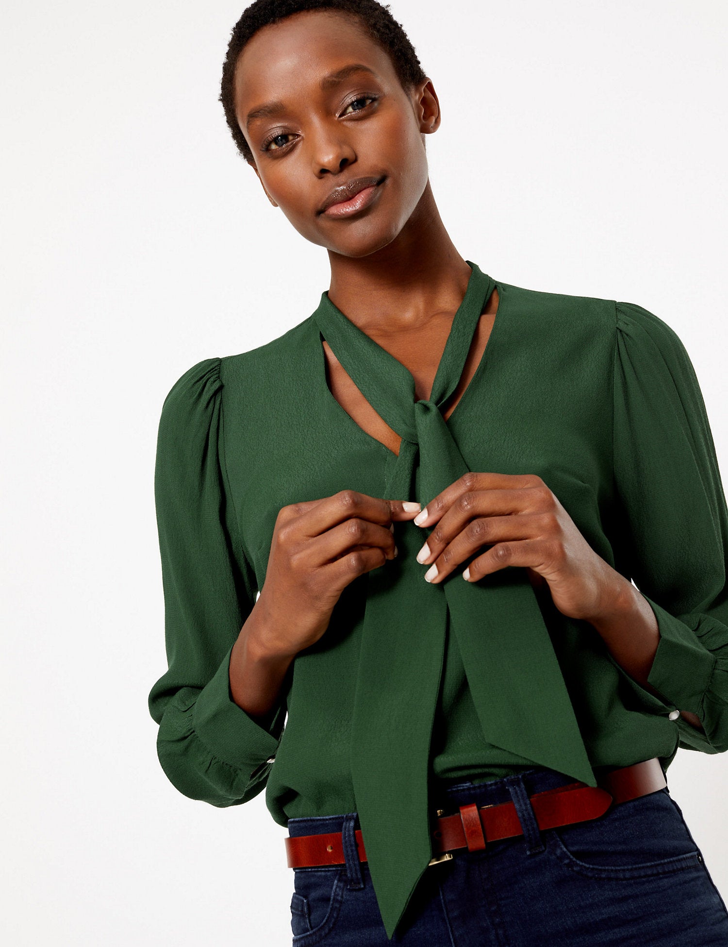 Tie Neck Blouse