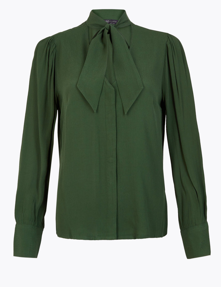 Tie Neck Blouse