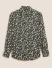 Printed Collared Long Sleeve Shirt