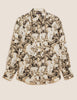 Printed Collared Long Sleeve Shirt