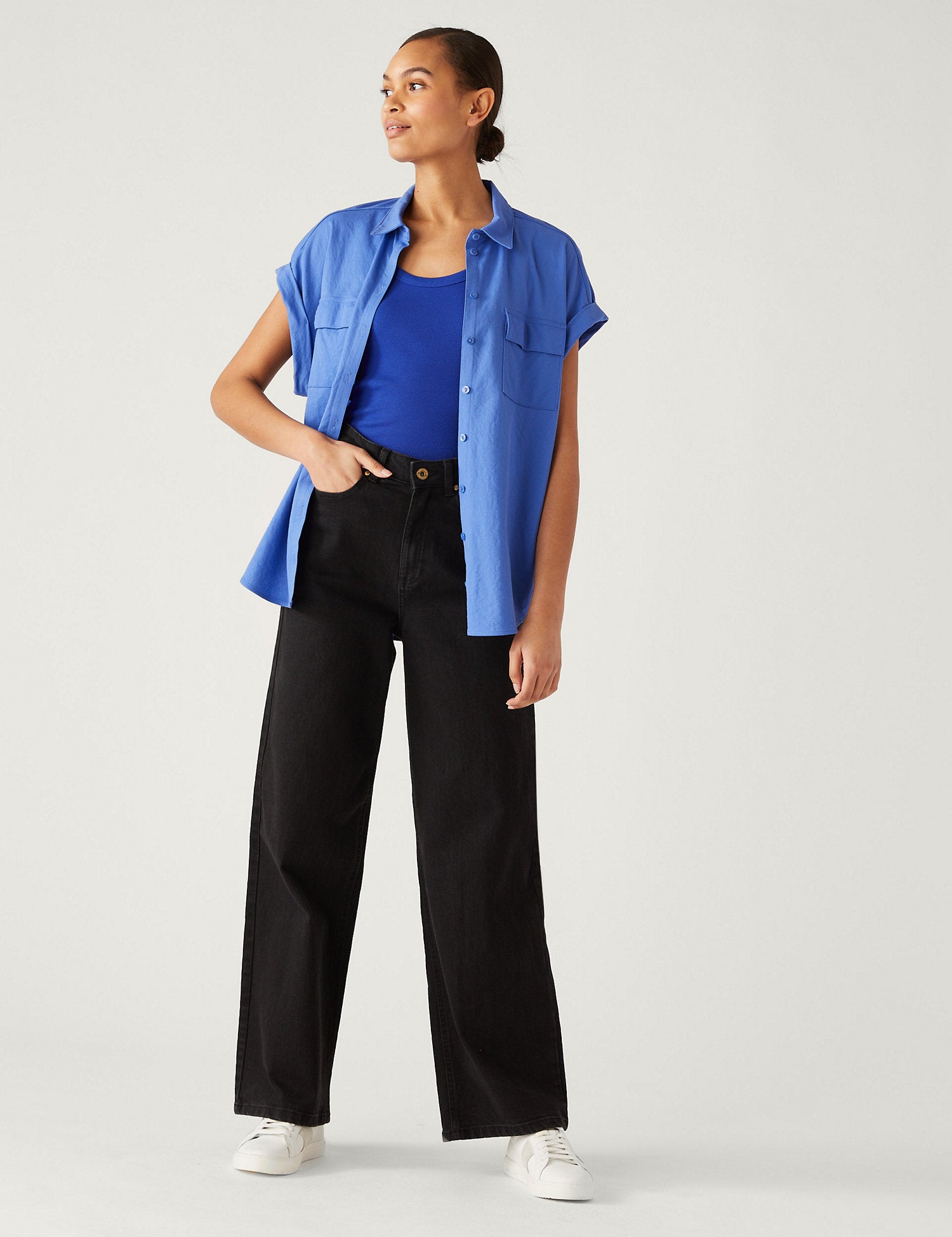 Jersey Collared Shirt