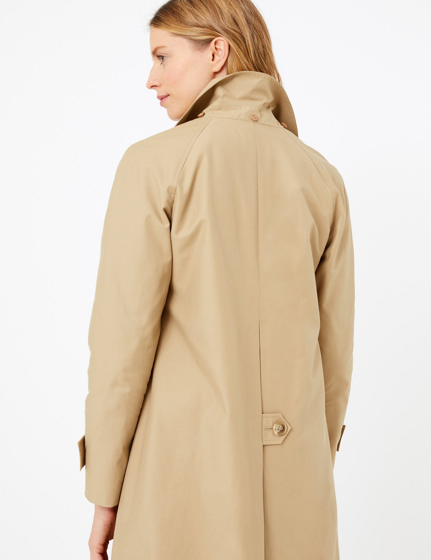 Cotton Rich Hooded Car Coat