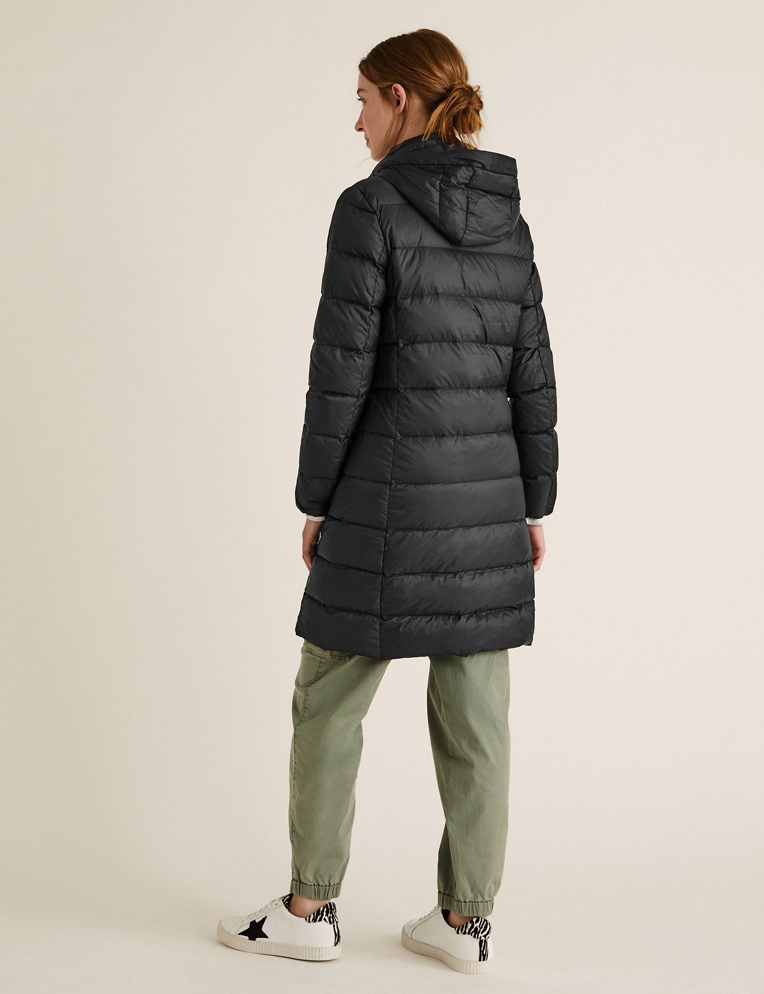 Feather & Down Puffer Coat