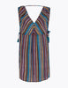 Cotton Striped Mini Beach Dress