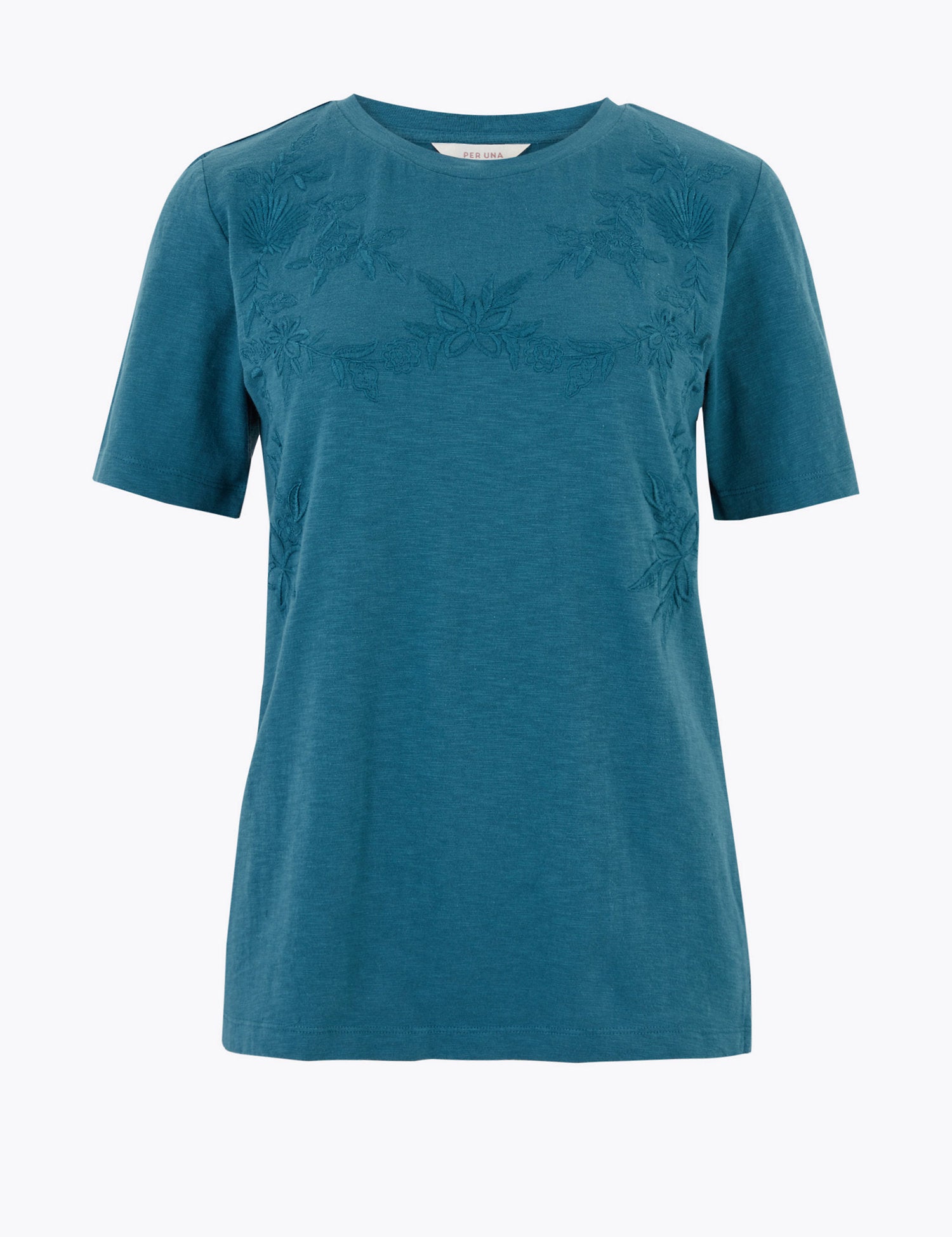 Pure Cotton Embroidered T-Shirt