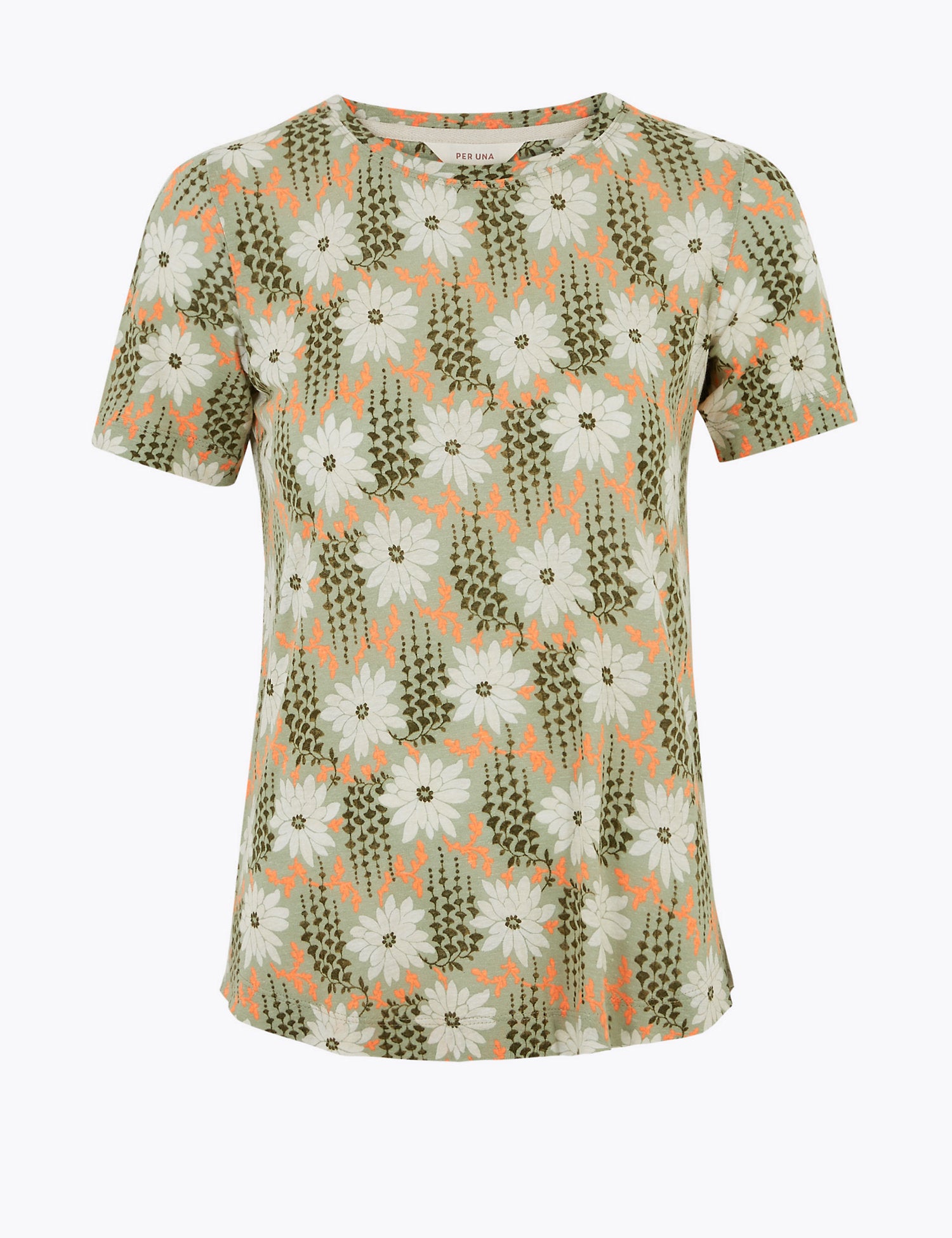 Floral Print Regular Fit T-Shirt