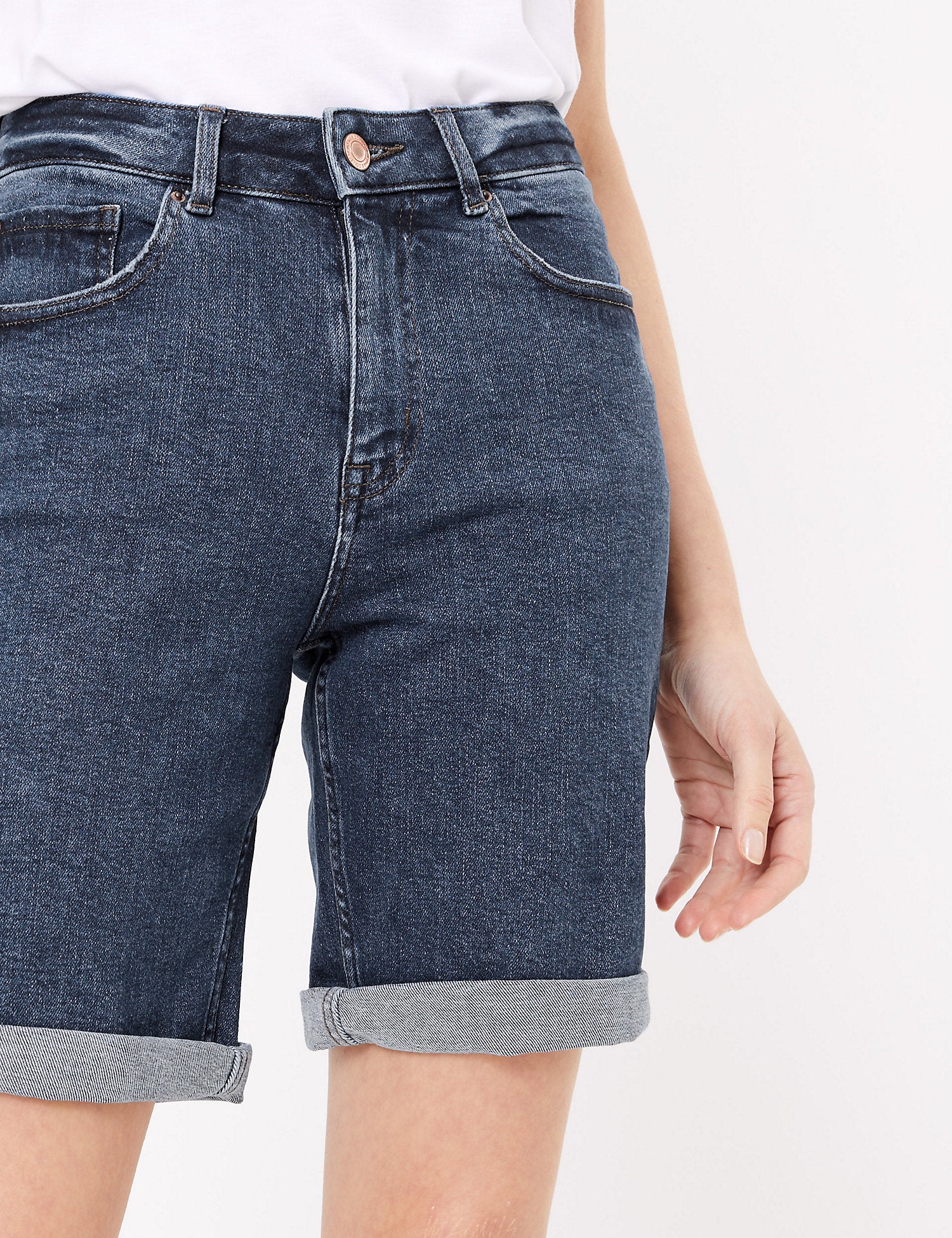 Denim Boyfriend Shorts