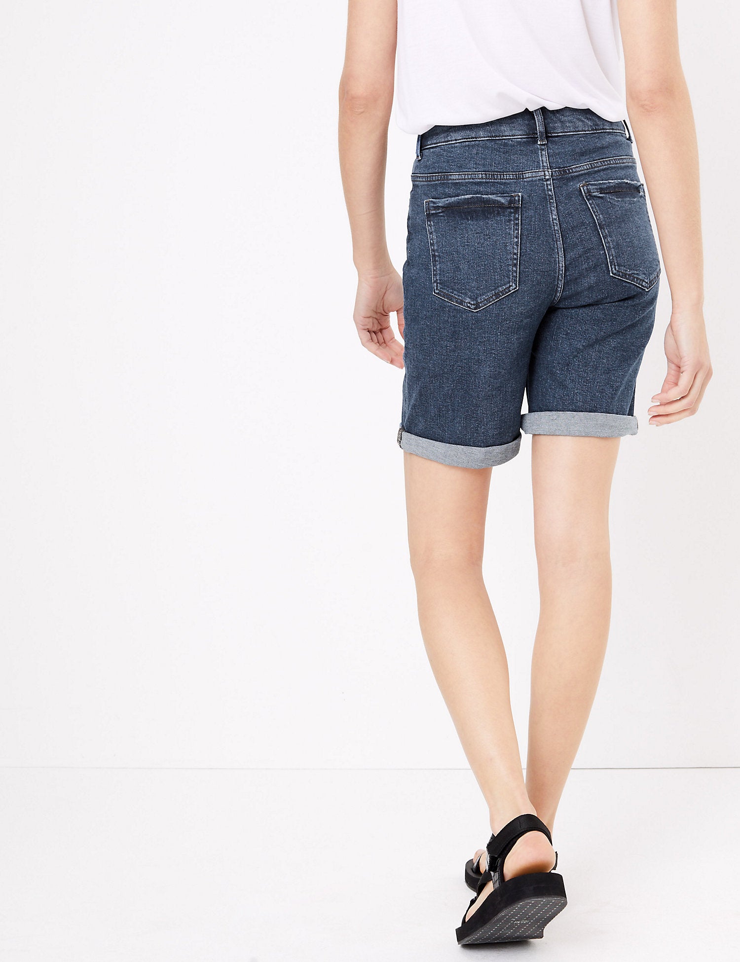 Denim Boyfriend Shorts