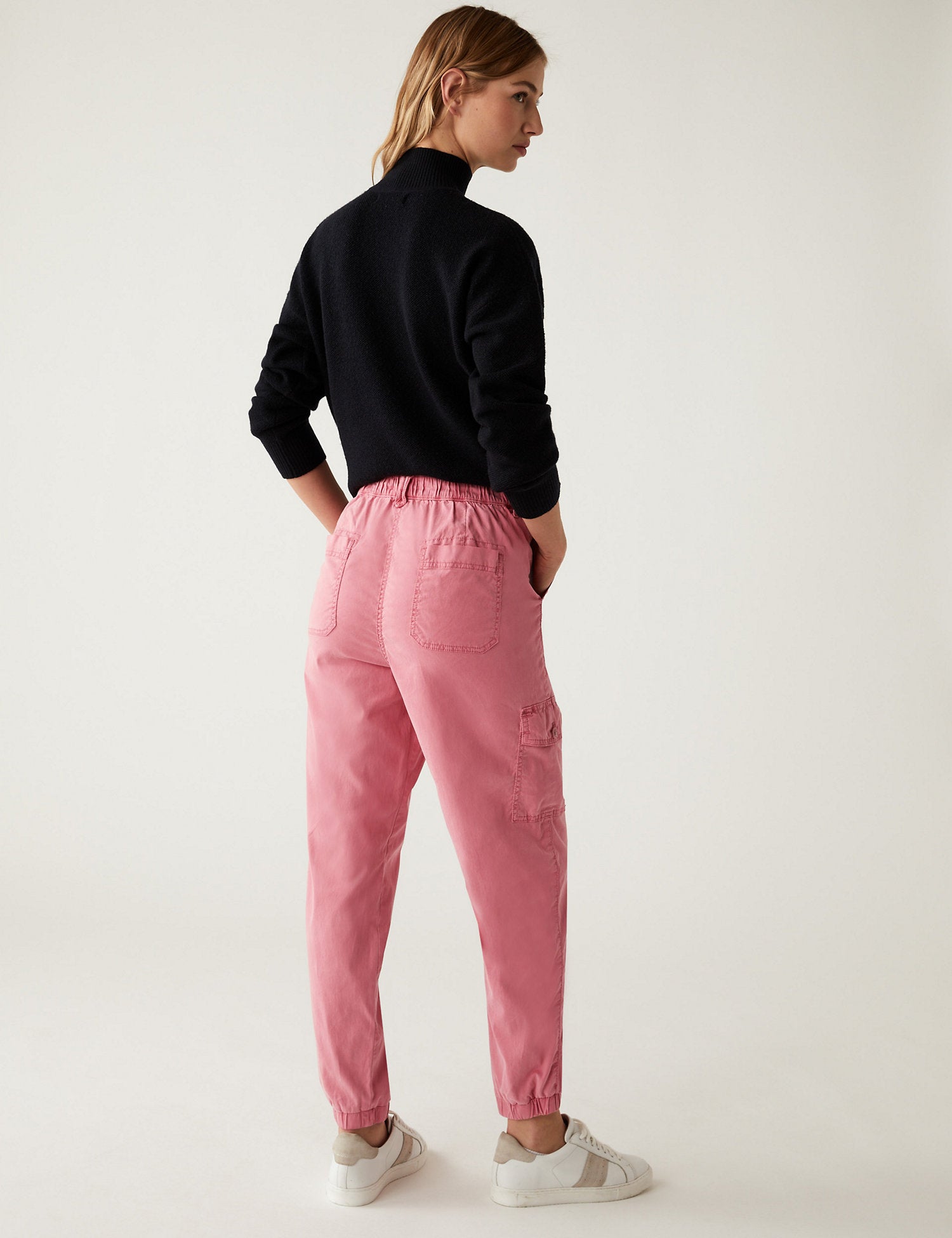 Tencel™ Rich Cargo Tea Dyed Trousers