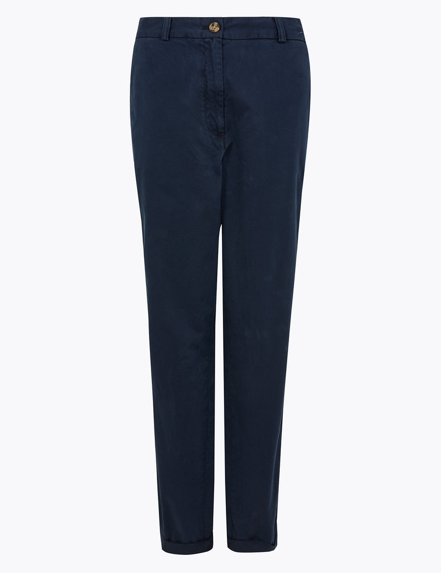 Pure Cotton Tapered Chinos
