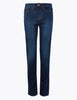 Sienna Button Front Straight Fit Jeans