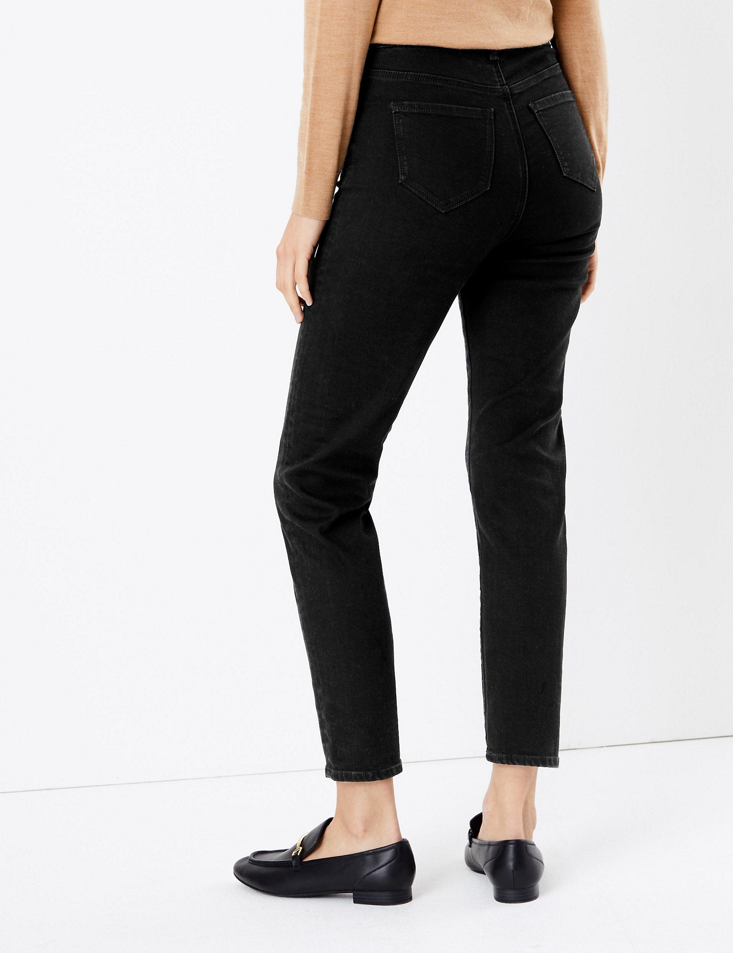 Harper High Waisted Cigarette Jeans