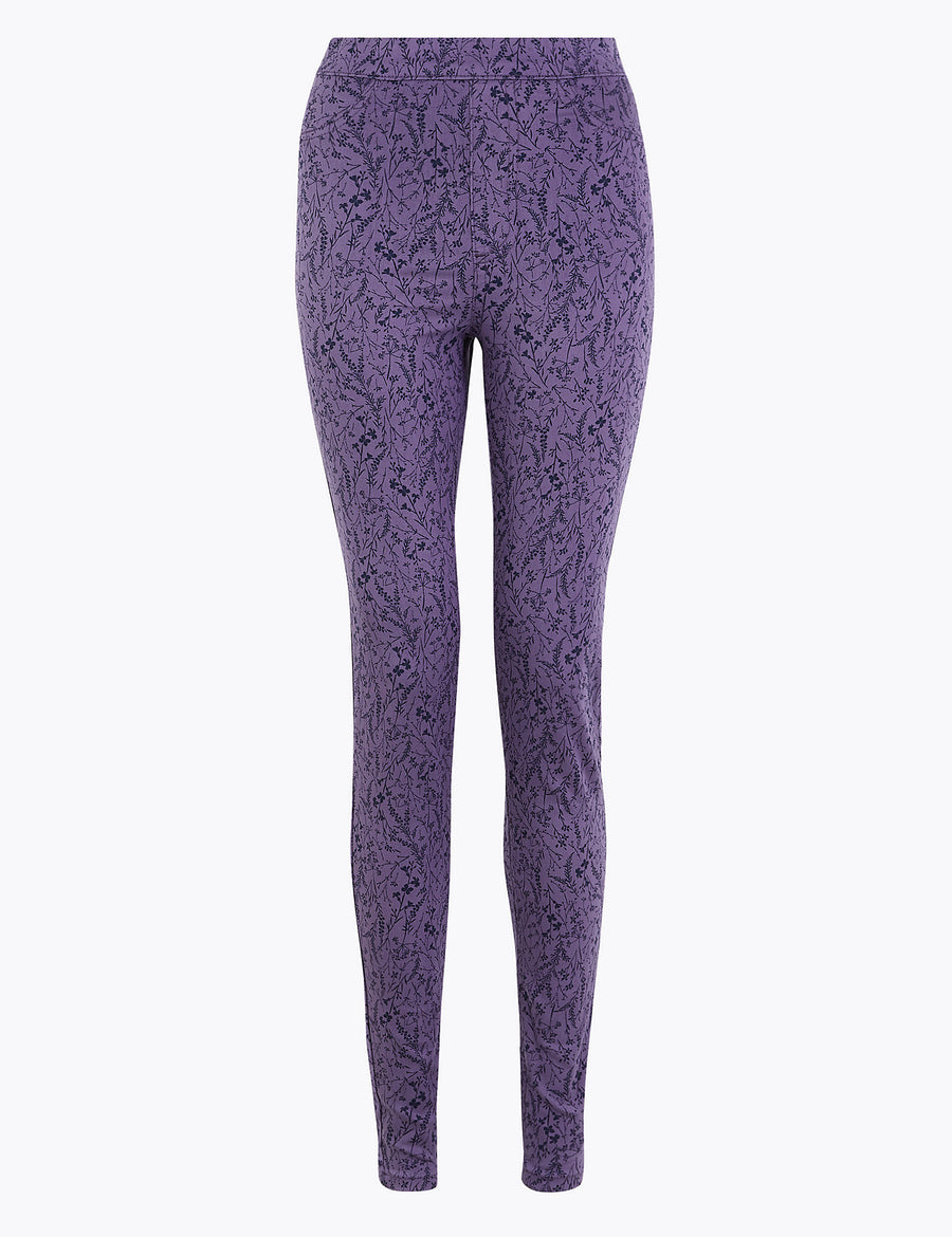 Cotton Rich Printed Jeggings