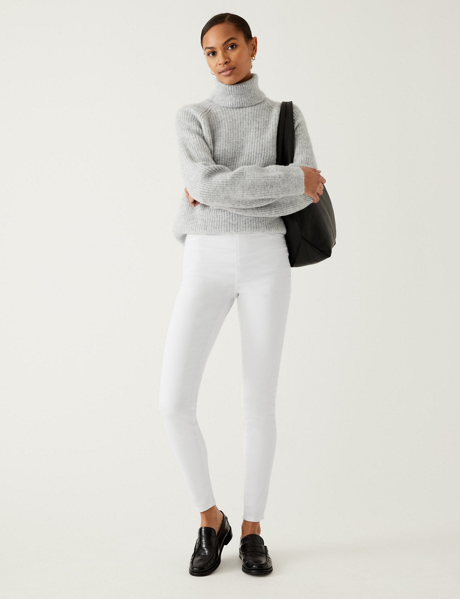 White high waisted jeggings cheap