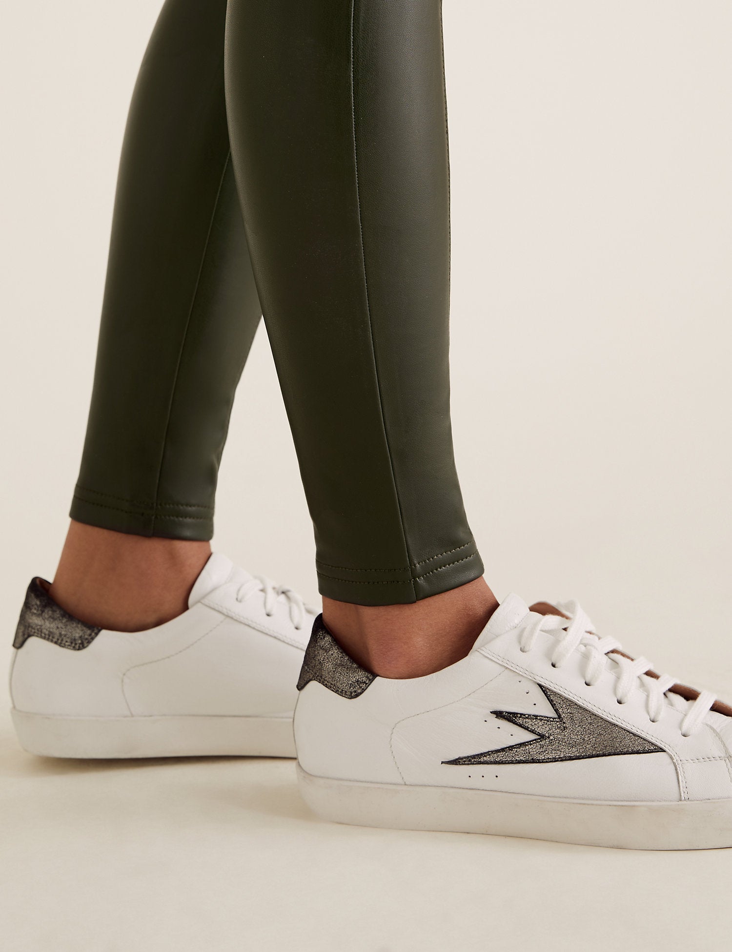 Faux Leather High Waisted Leggings