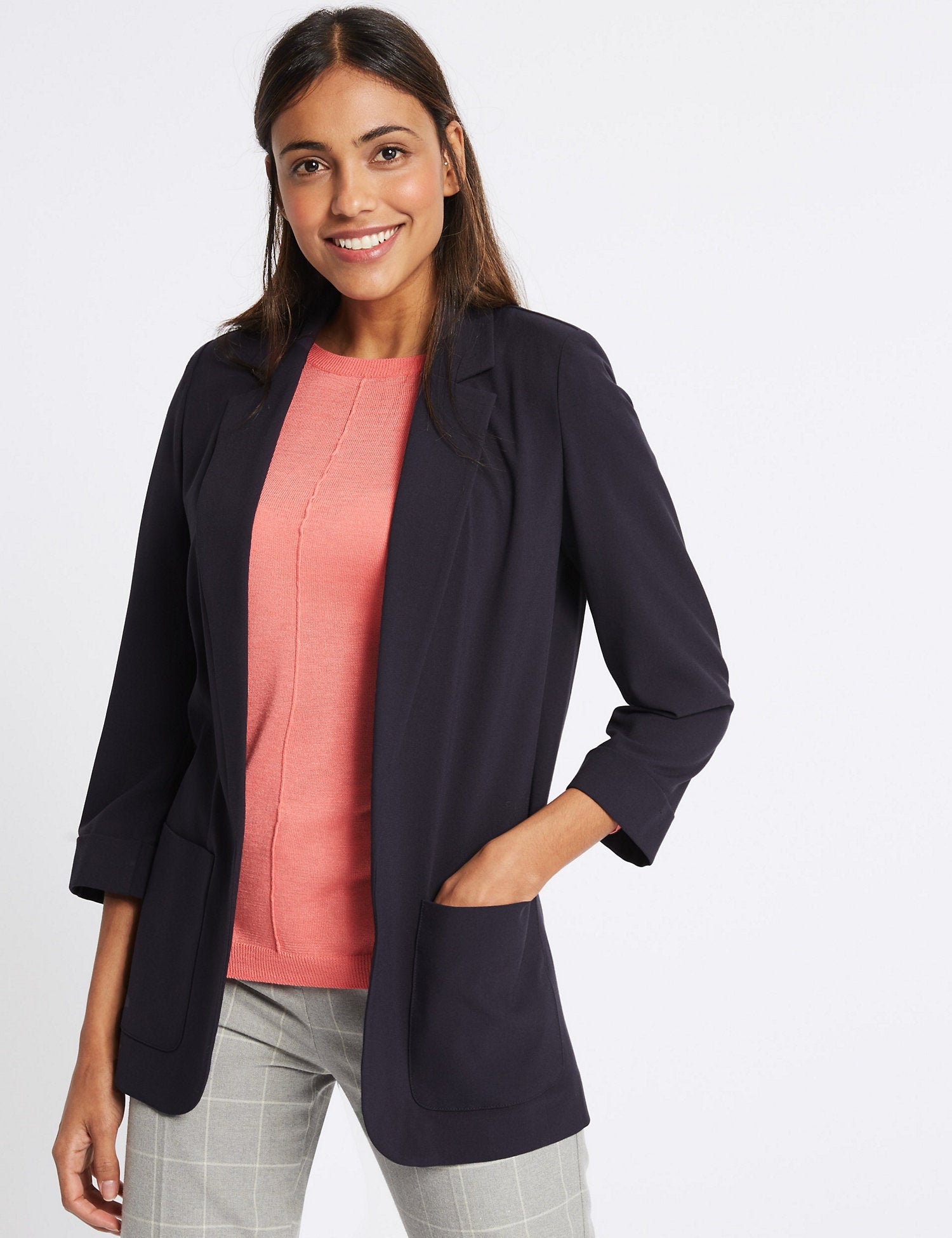 Tailored Patch Pocket Jacket