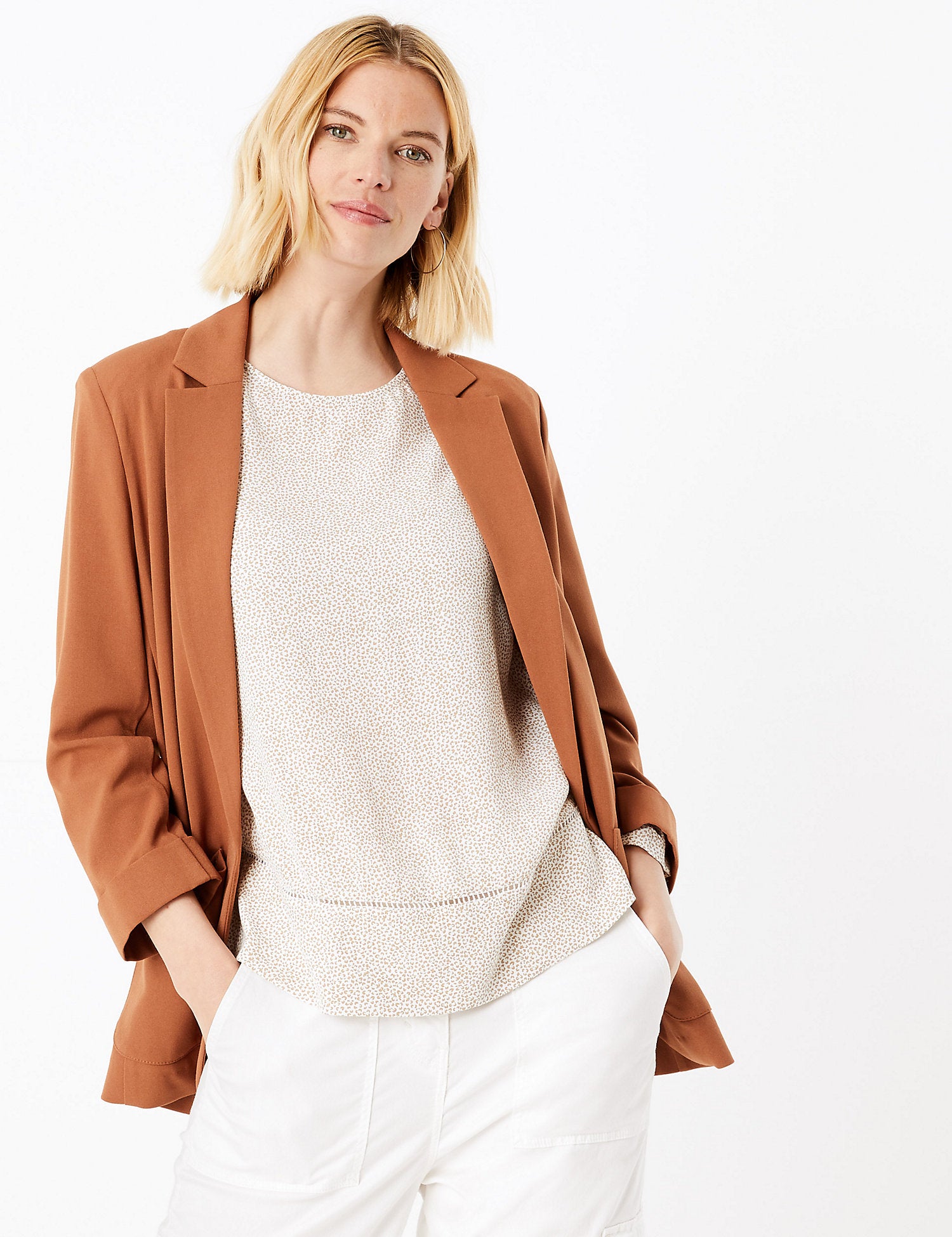 Tailored Patch Pocket Jacket