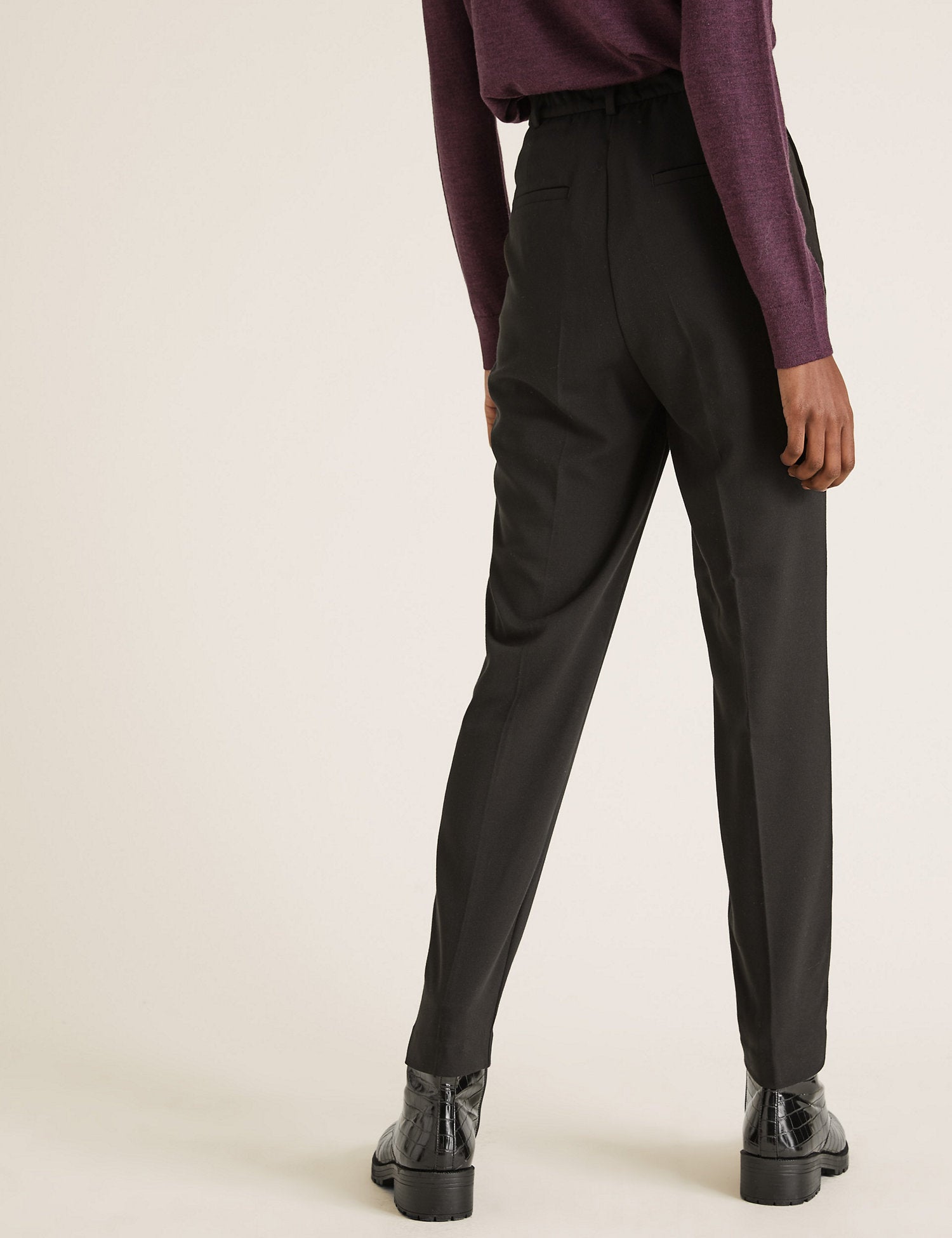 Slim Fit Ankle Grazer Trousers