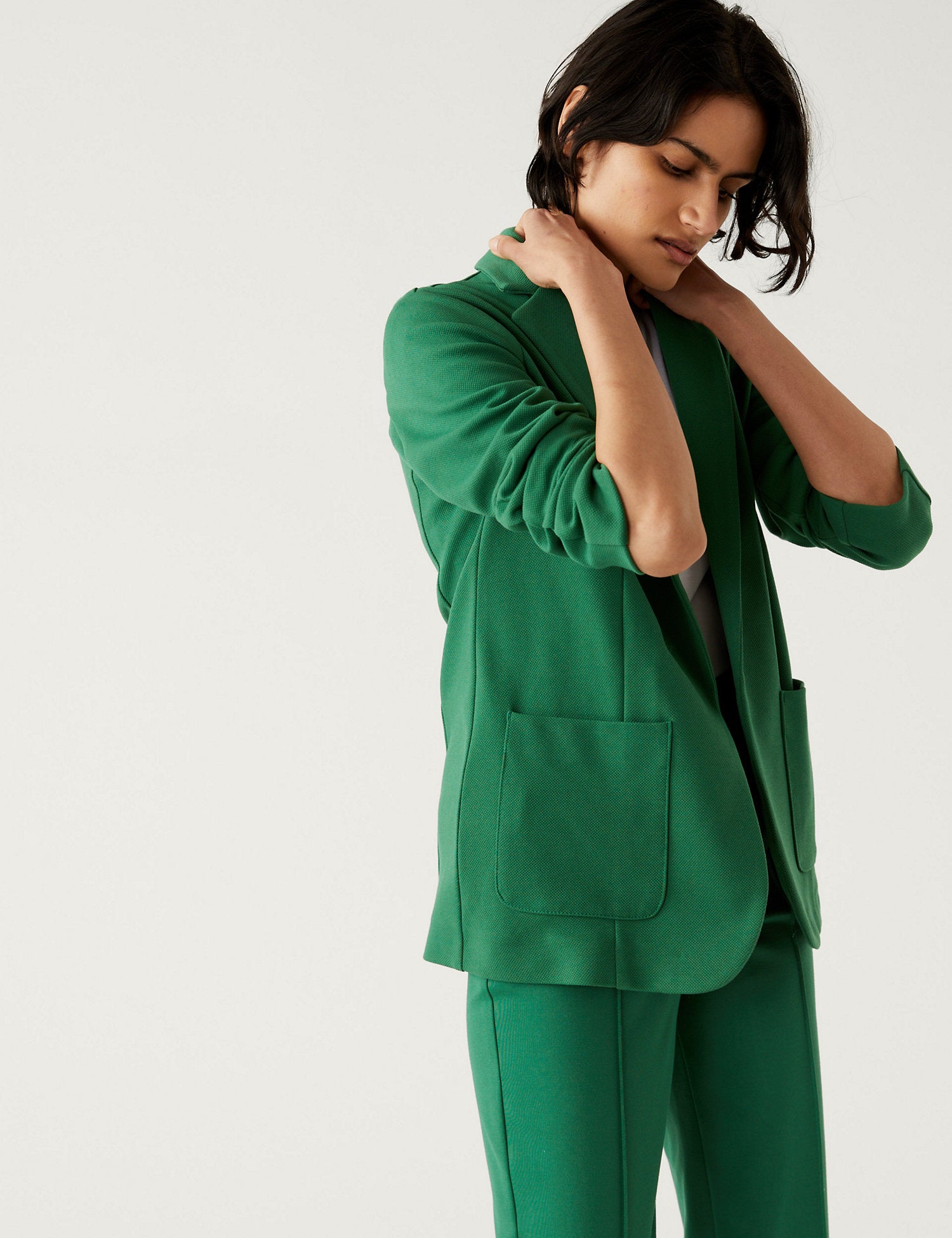 Jersey Patch Pocket Jacket