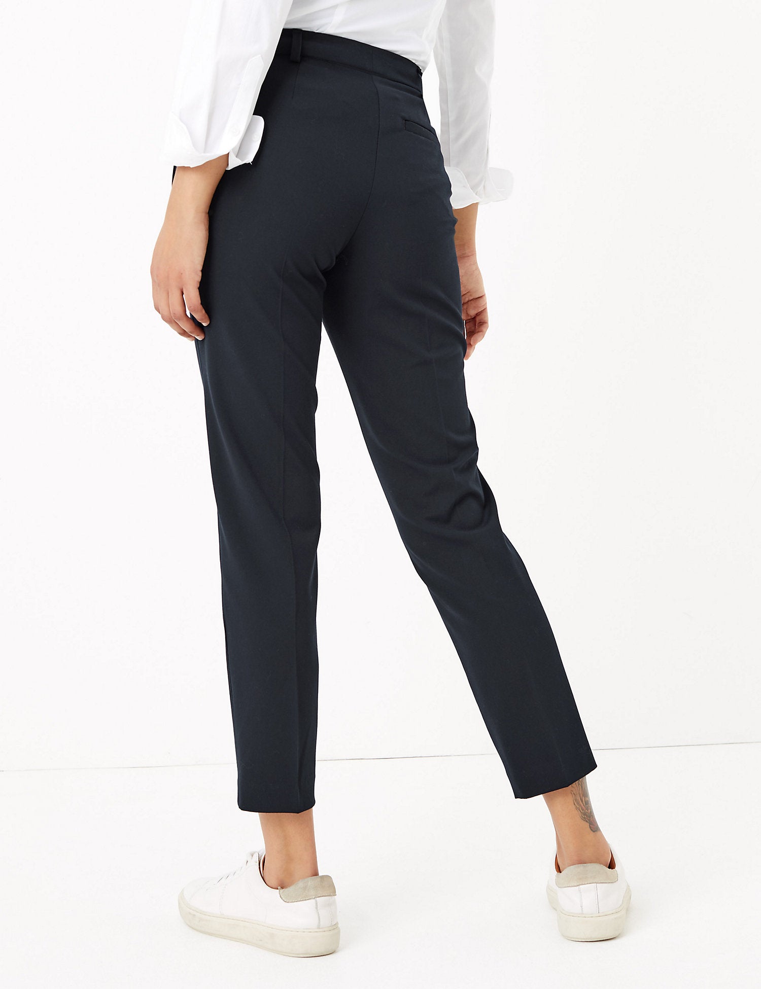 Slim Leg Ankle Grazer Trousers