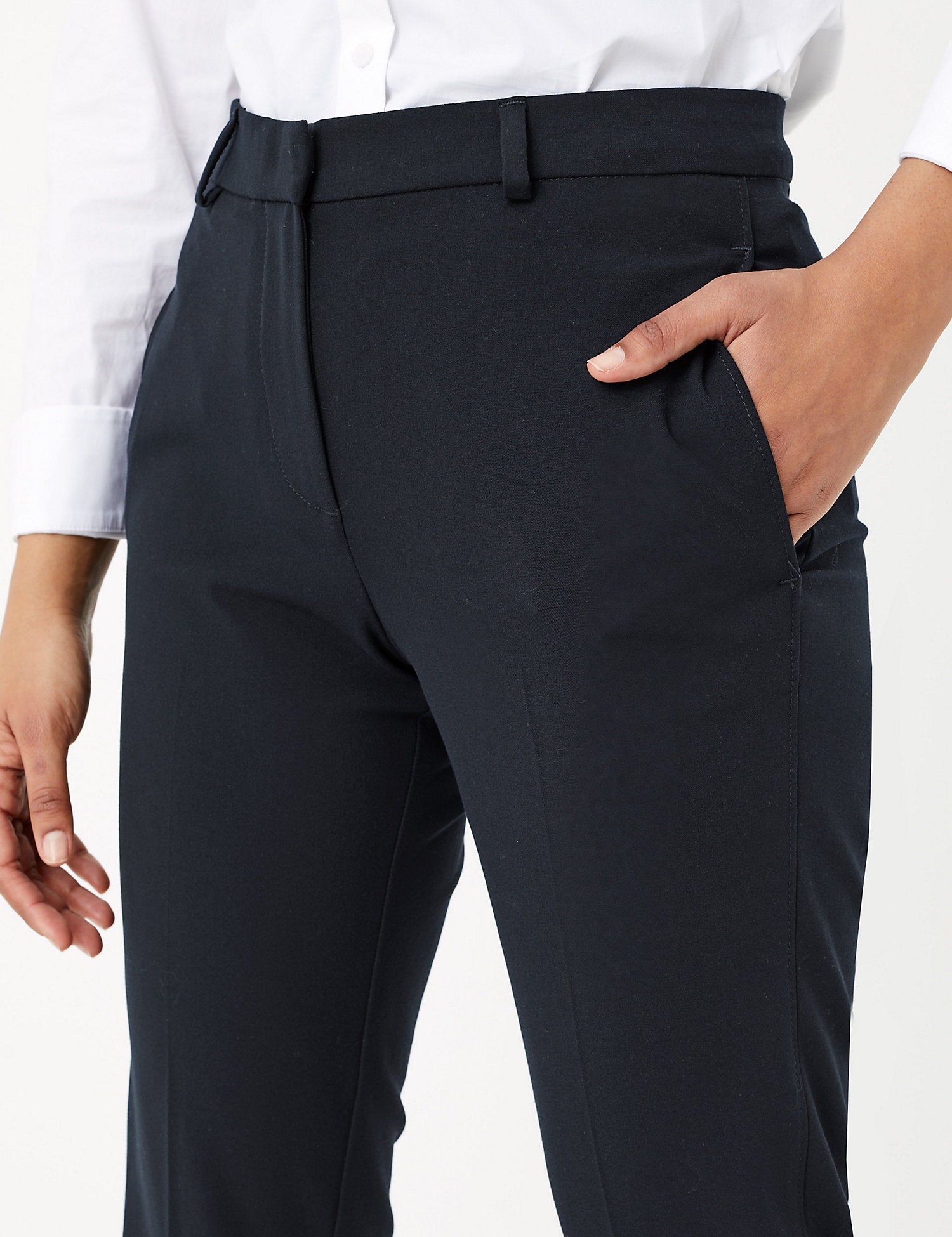 Slim Leg Ankle Grazer Trousers