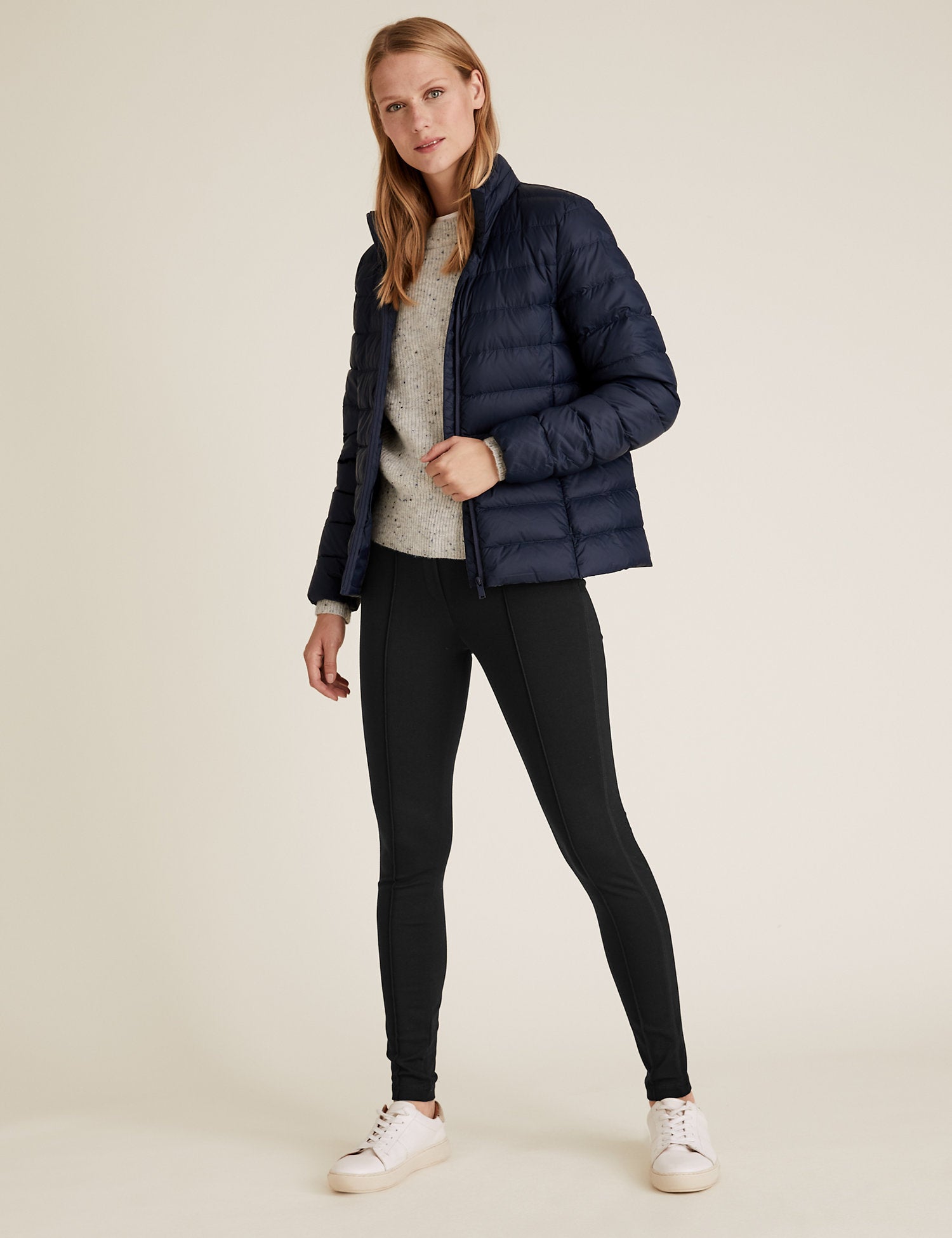 Jersey Skinny Ankle Grazer Trousers