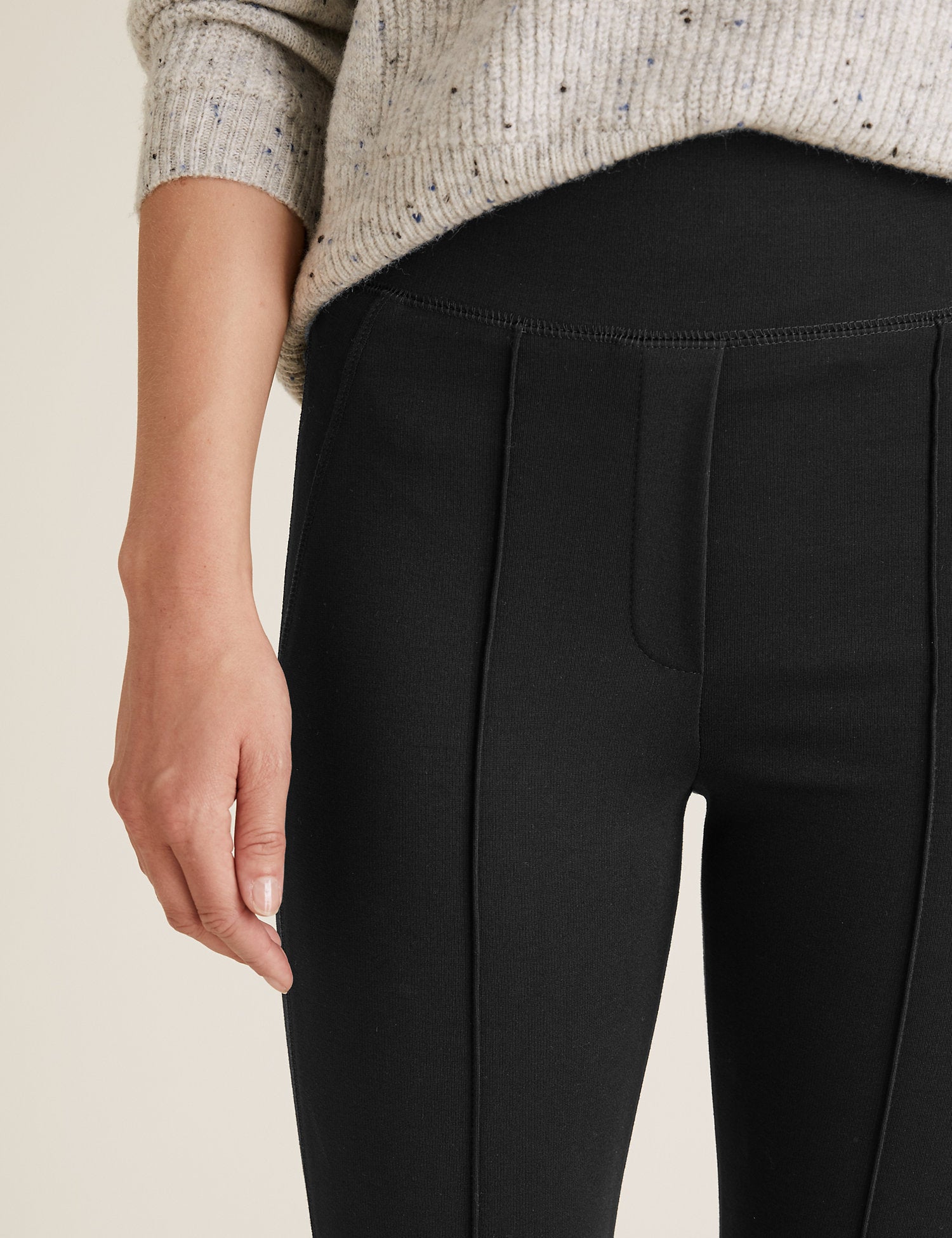 Jersey Skinny Ankle Grazer Trousers