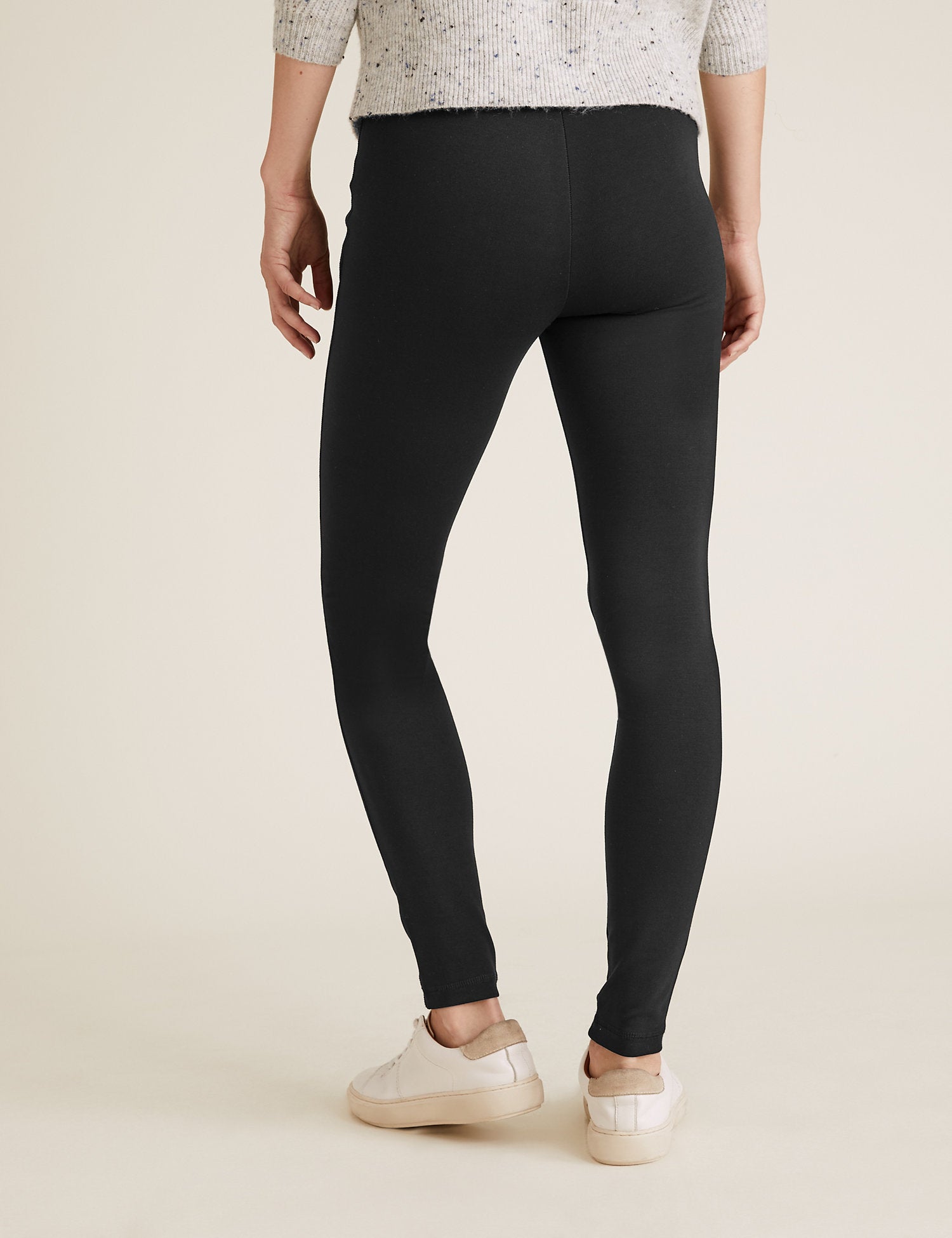 Jersey Skinny Ankle Grazer Trousers