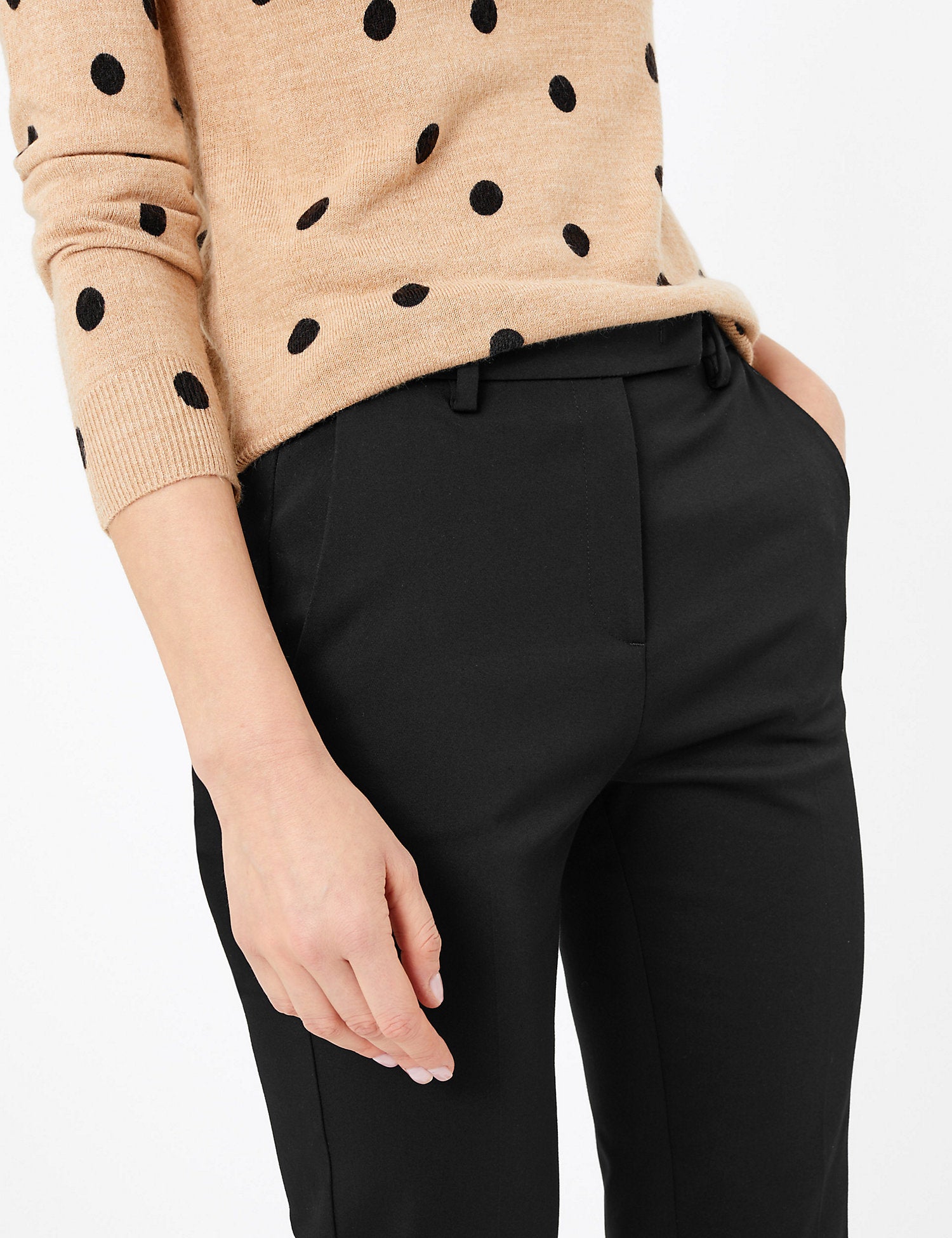 Mia Slim Cotton 7/8 Trousers