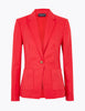 Linen Straight Single Breasted Blazer