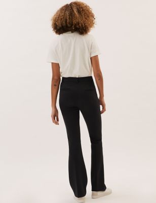 Slim Fit Flared Trousers