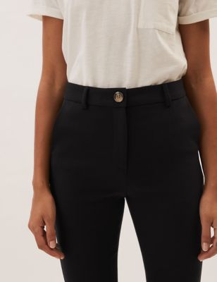 Slim Fit Flared Trousers