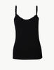 Cotton Rich Lace Trim Vest