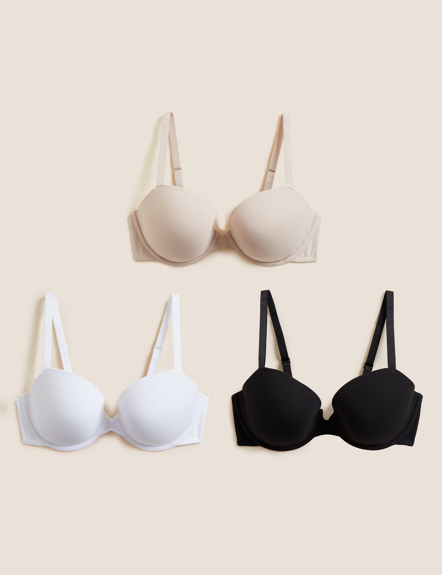 3pk Wired Balcony Bras A-E Marks & Spencer Philippines