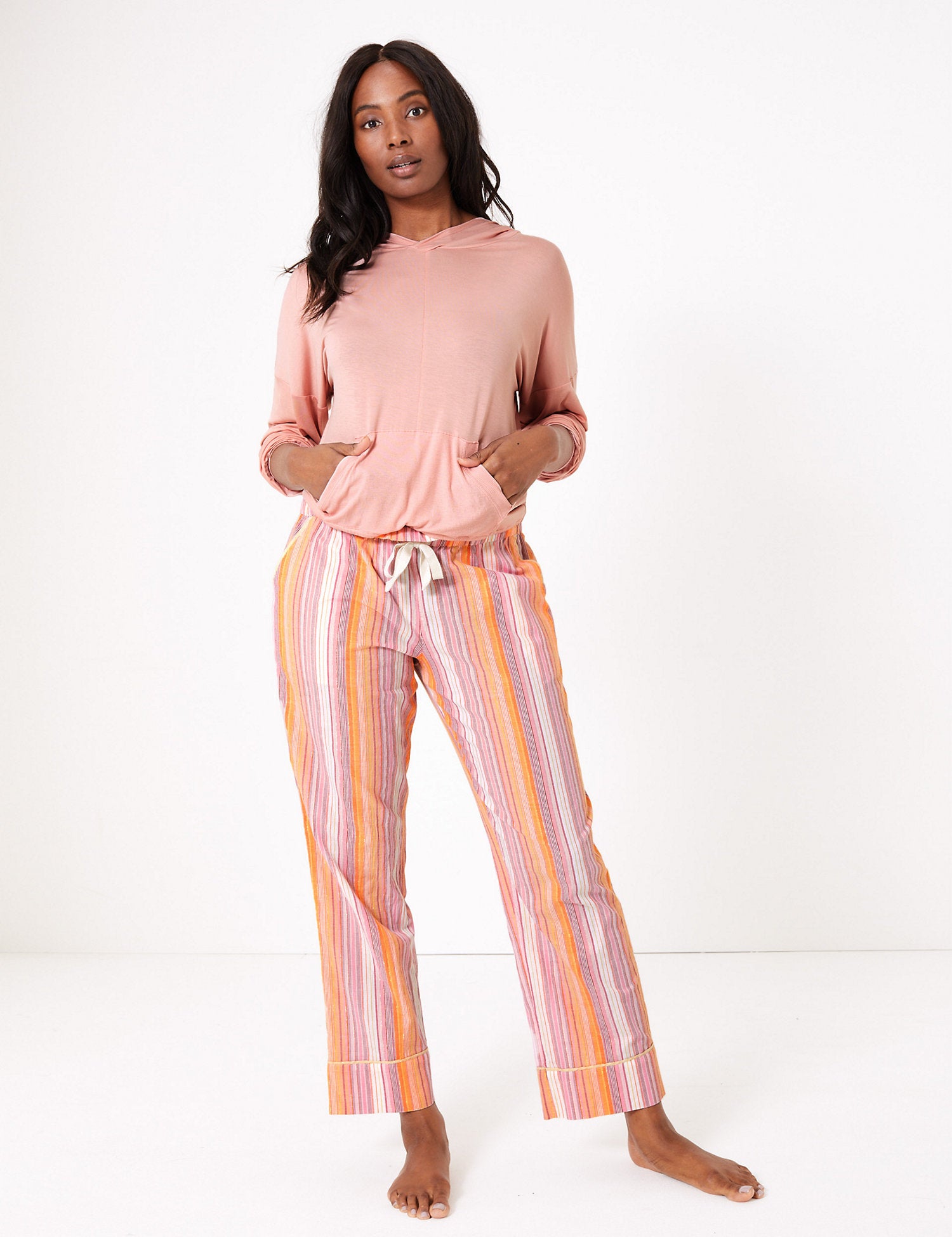 Women's striped clearance pyjama bottoms