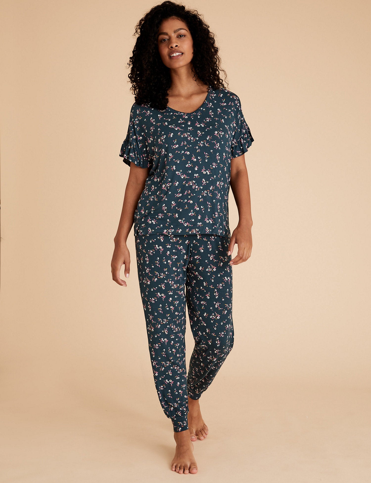 Ditzy Print Pyjama Set