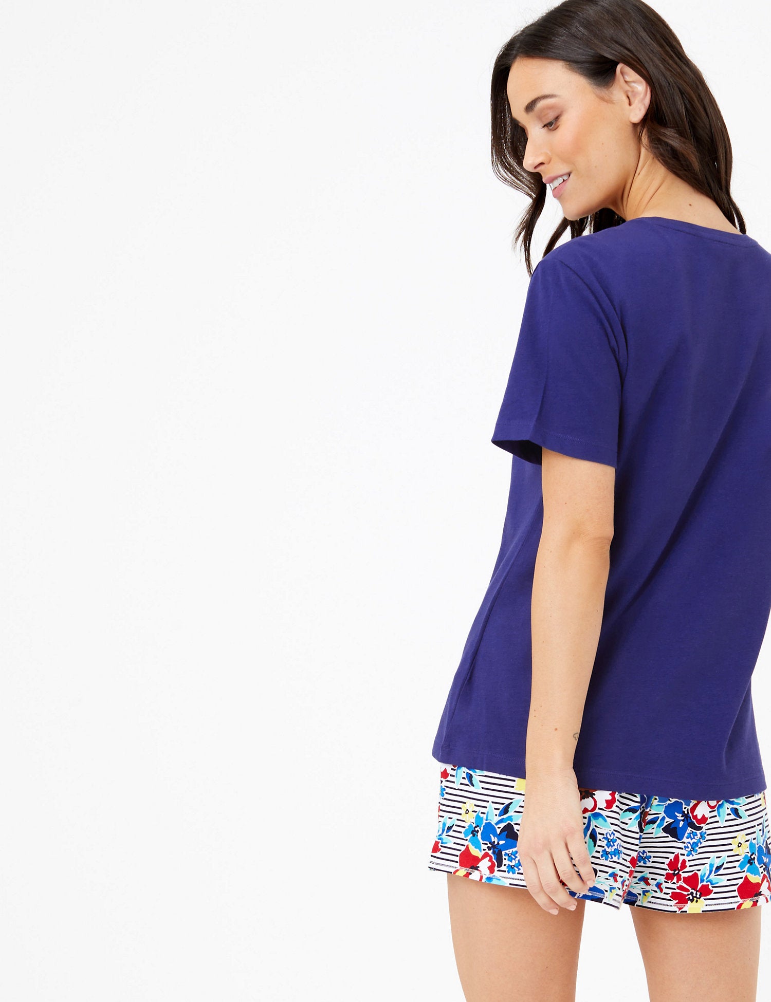 Cotton Le Weekend Slogan Pyjama Top