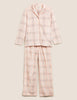 Fleece Check Pyjama Set
