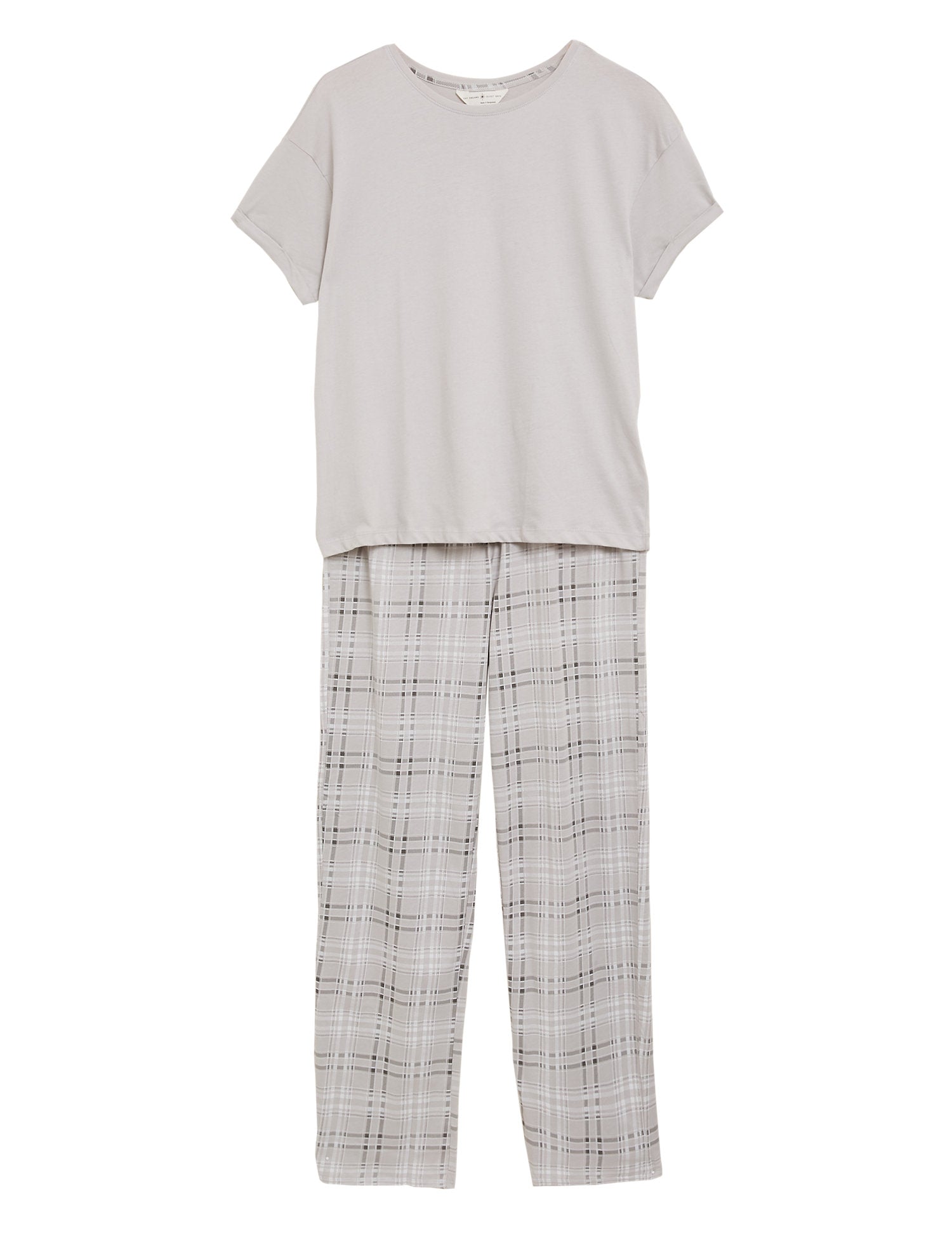 Pure Cotton Checked Pyjama Set