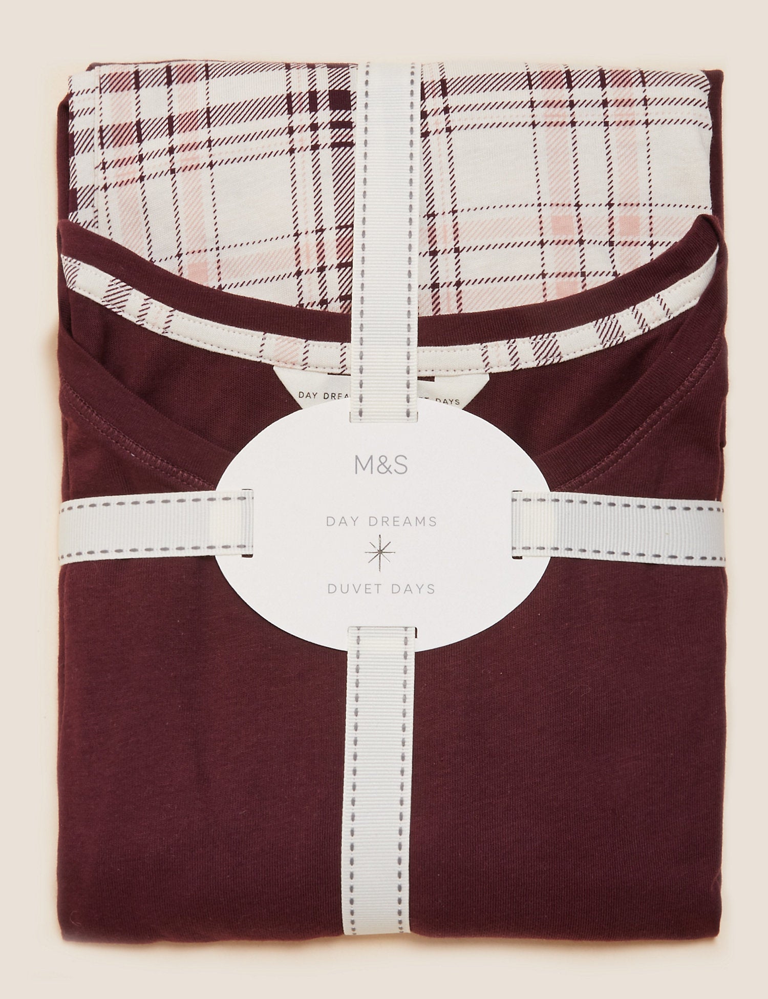 Pure Cotton Checked Print Pyjama Set