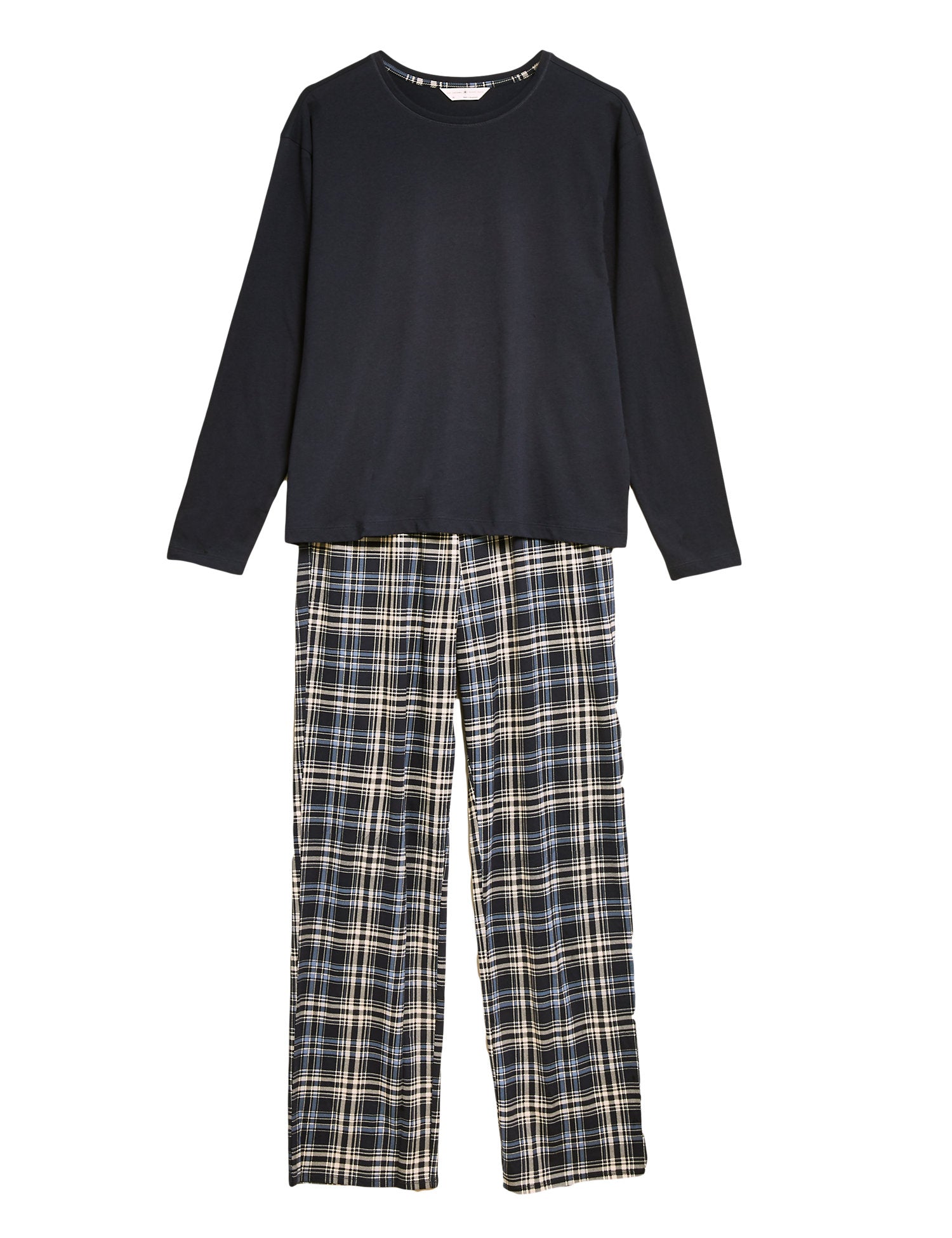 Pure Cotton Checked Pyjama Set