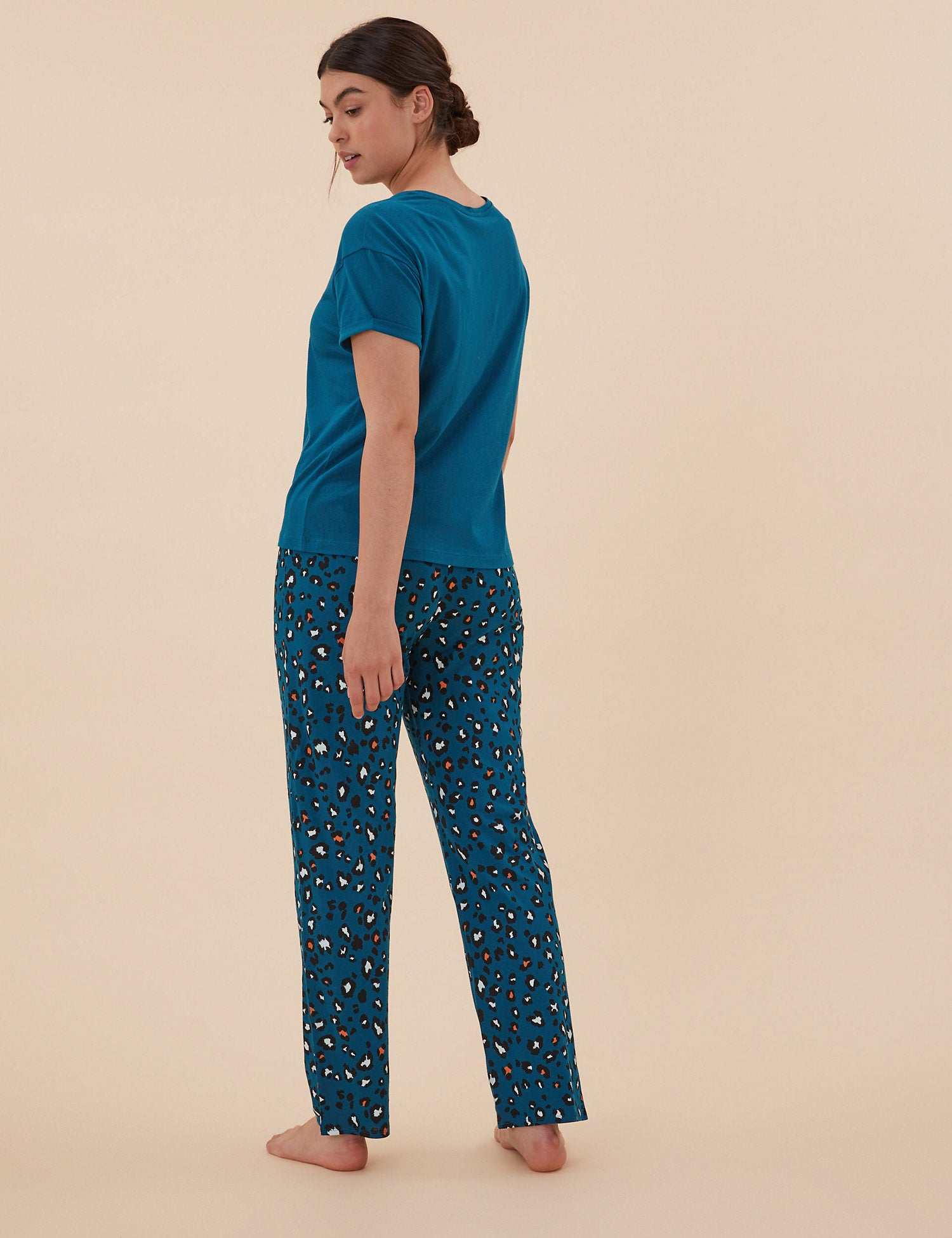 Pure Cotton Animal Print Pyjama Set