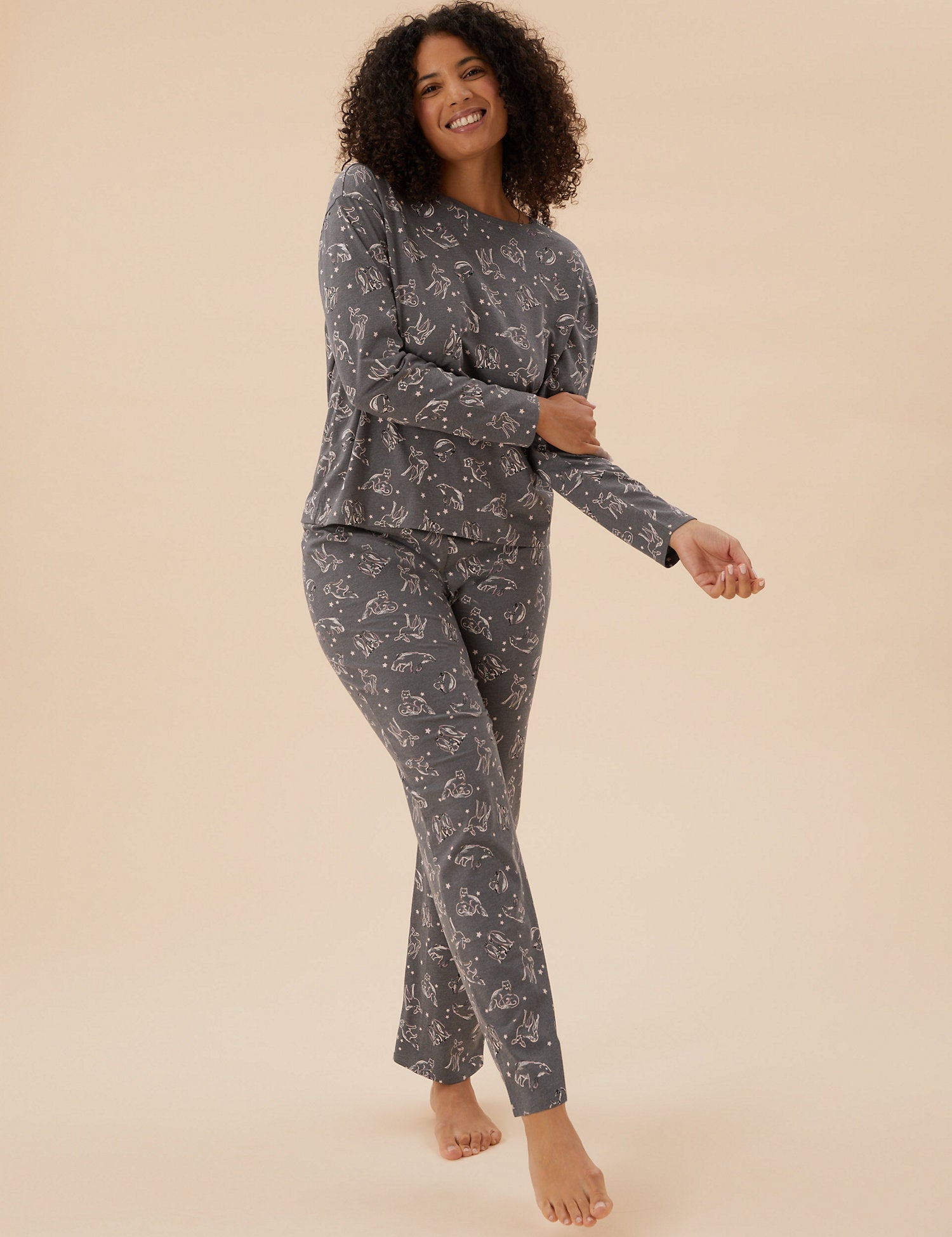 Cotton Rich Woodland Animals Pyjama Set