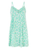 Floral Print Strappy Chemise