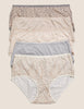 5pk No VPL Animal Print Midi Knickers