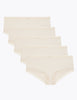 5pk Microfibre & Lace Shorts