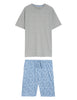 Pure Cotton Shark Print Pyjama Set