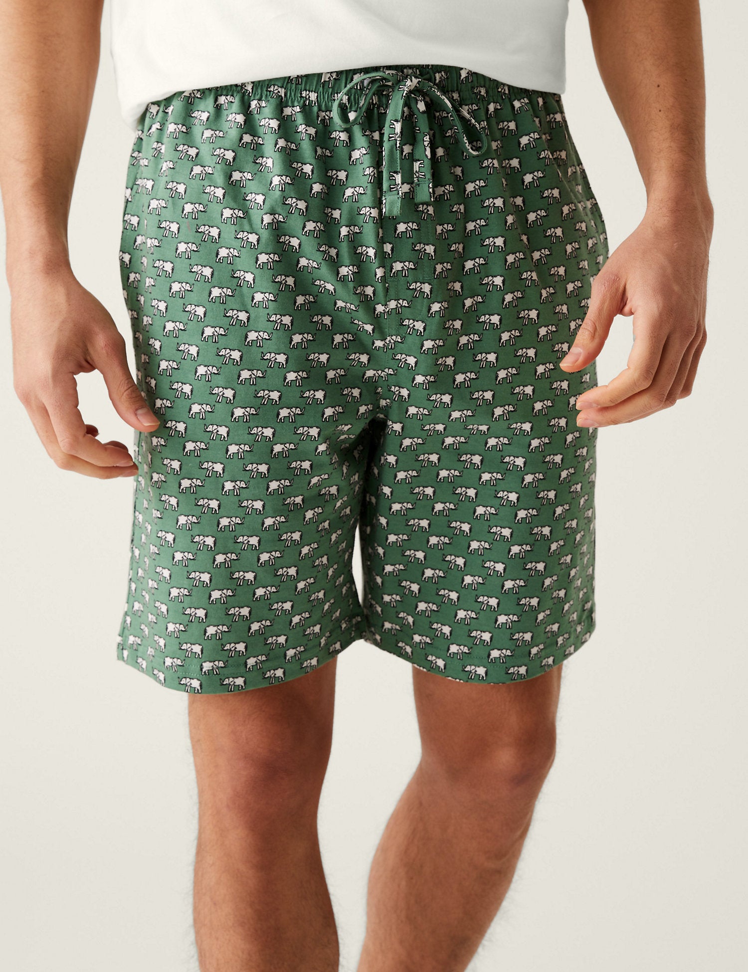 Pure Cotton Elephant Print Pyjama Set