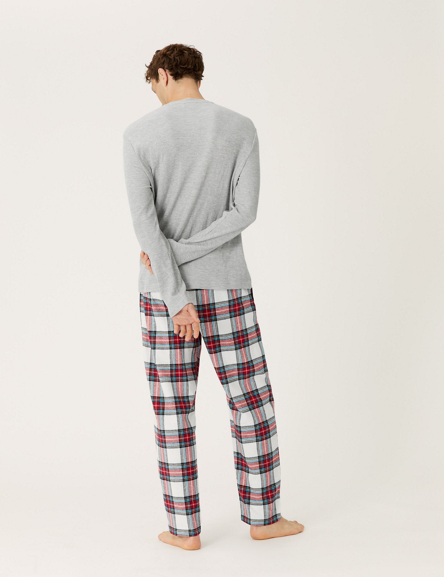 Men's Checked Pyjama Set