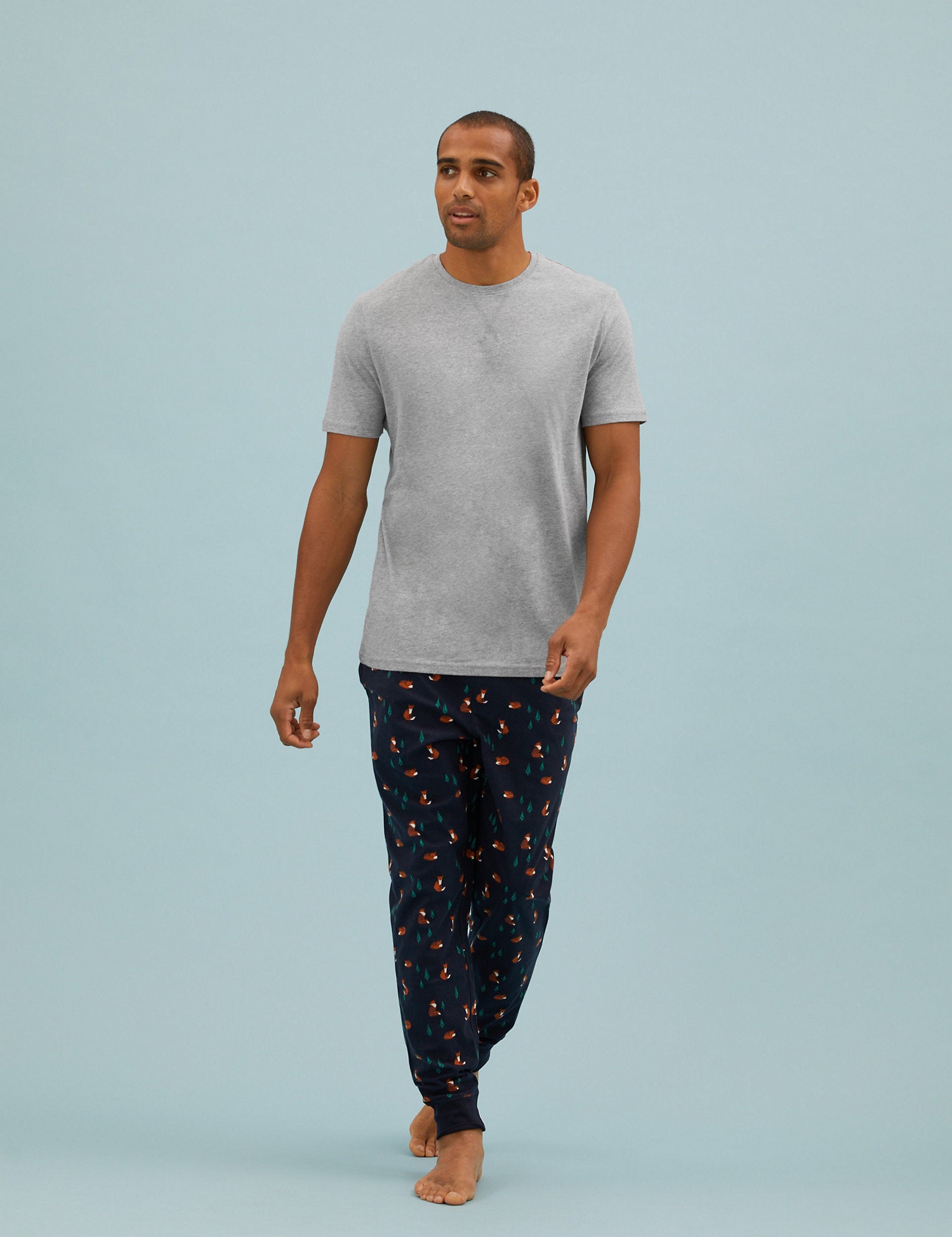 Supersoft Fox Print Pyjama Set